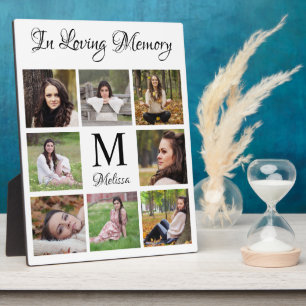 Personalised In Loving Memory Photo Collage Plaque
