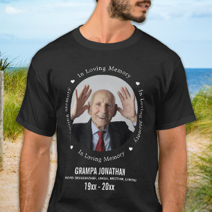 Personalised In Loving Memory Photo Memorial T-Shirt