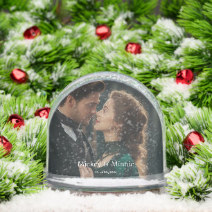 Personalised In Loving Memory Photo Snow Globe