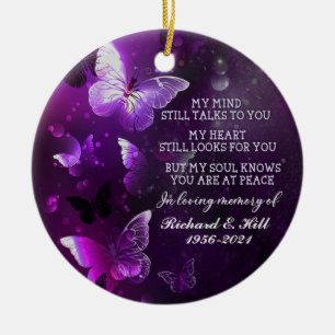 Personalised In Memory Christmas Ornament