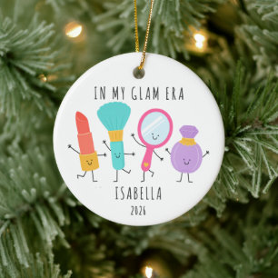 Personalised In My Glam Era Christmas Ornament
