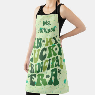 Personalised In My Lucky Principal Era Apron