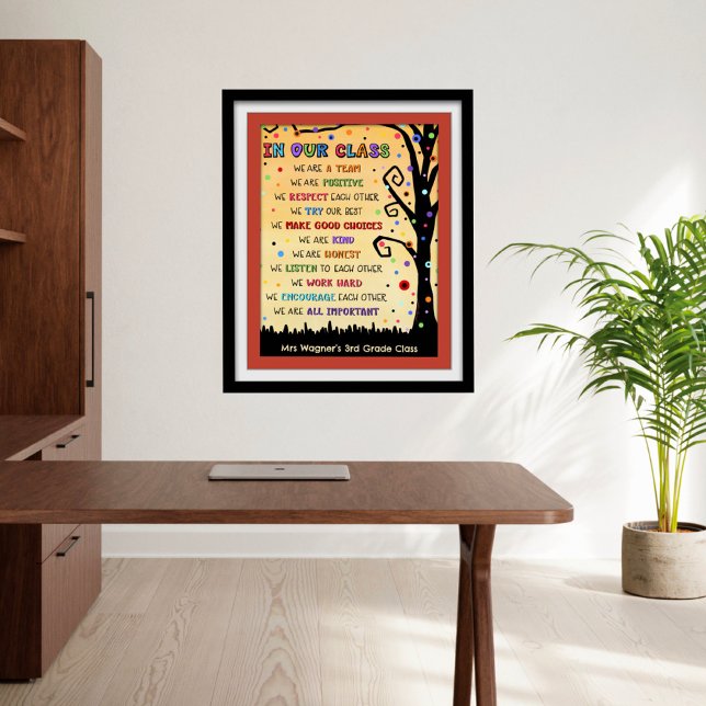 Personalised ‘In Our Class’ Motivational Classroom Poster (Creator Uploaded)