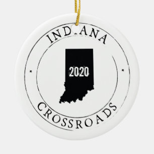 Personalised Indiana Ornament