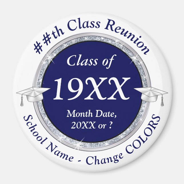 Personalised, Inexpensive Class Reunion Gifts,  Magnet (Front)