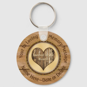 Personalised Inexpensive Memorial Gifts, Sympathy Key Ring