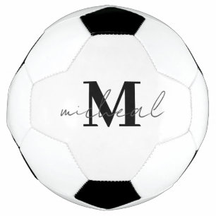 Personalised Initial and Name Monogram Football