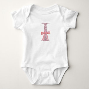 Personalised Initial Baby Girl "I" Bodysuit