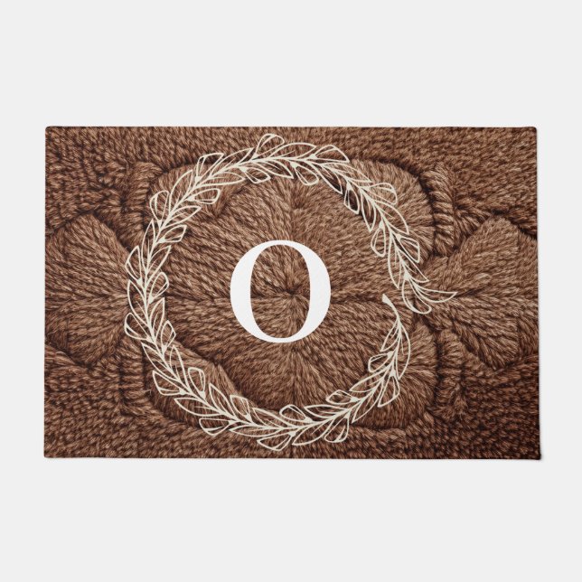  Personalised Initial Doormat (Front)