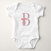 Personalised Initial for baby girl "B"