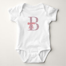 Personalised Initial for baby girl "B"