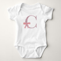 Personalised Initial for baby girl "C"