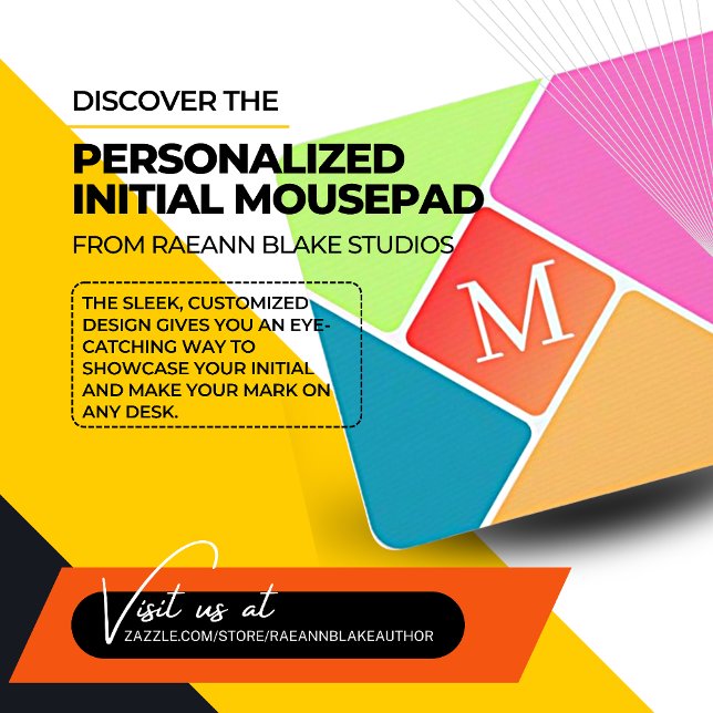 Personalised Initial Mousepad (Creator Uploaded)