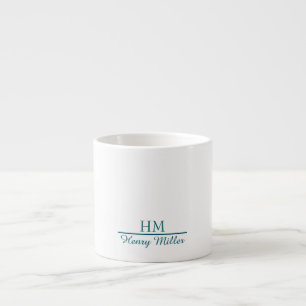Personalised Initial & Name Espresso Mug