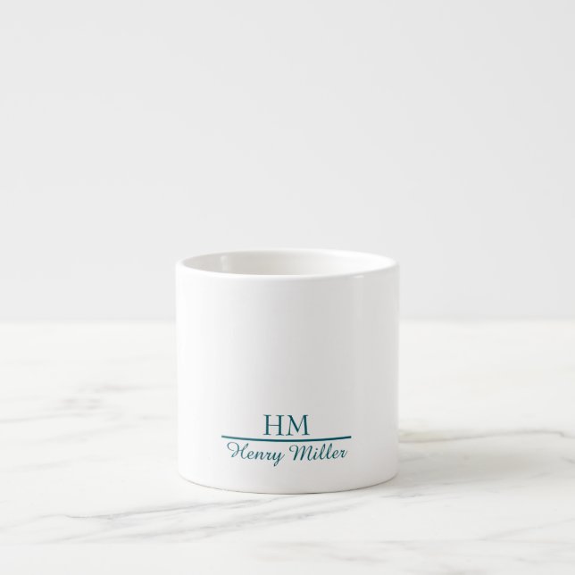 Personalised Initial & Name Espresso Mug (Front)