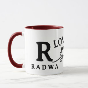 Personalised Initial & Name Mug & GIFT