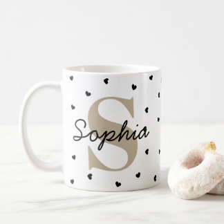 Personalised Initial & Name Mug – Gift Cup