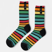 Personalised Initial Retro Stripey