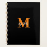 Personalised Initials and Name Monogram Planner<br><div class="desc">Personalised Initials and Name Monogram Planner</div>