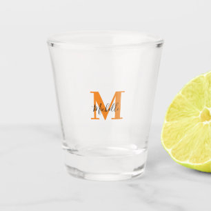Personalised Initials and Name Monogram Shot Glass
