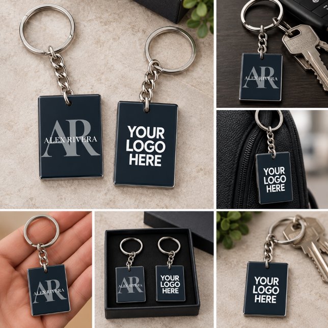 Personalised Initials & Name Monogram Keychain (Creator Uploaded)