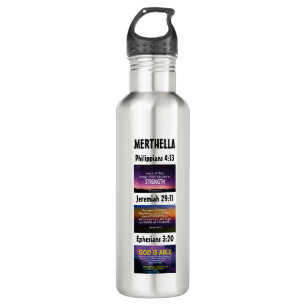 Personalised Inspirational Christian Scripture 710 Ml Water Bottle