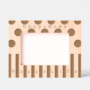 Personalised Inspirational Geometric Design Etched Frames