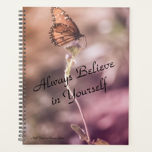 Personalised Inspirational Planner (Front)