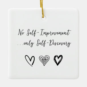 Personalised Inspirational Quote Ceramic Ornament