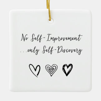 Personalised Inspirational Quote Ceramic Ornament