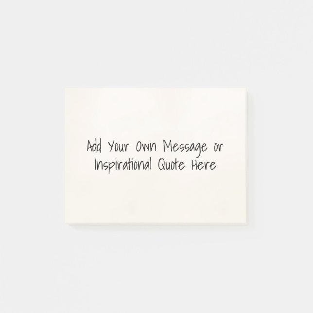 Personalised Inspirational Quotes DIY Motivational Post-it Notes (Front)