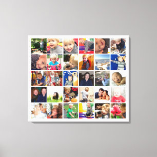 Personalised Instagram Photo Collage Canvas Print
