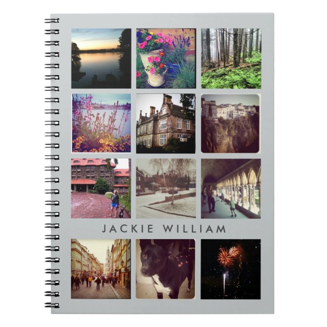 Personalised Instagram Photo Notebook (Front)
