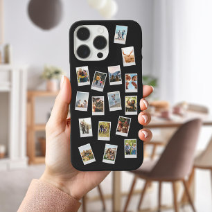 Personalised Instant Film 16 Photo Collage iPhone 16 Pro Max Case