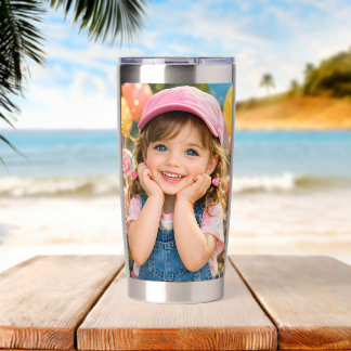 Personalised Insulated Tumbler with Custom Photo