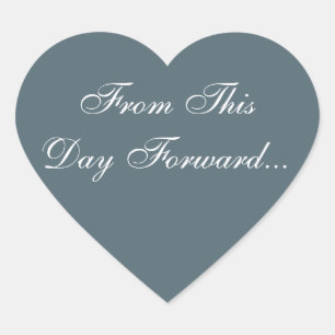 Personalised Invitation Cadet Heart Sticker