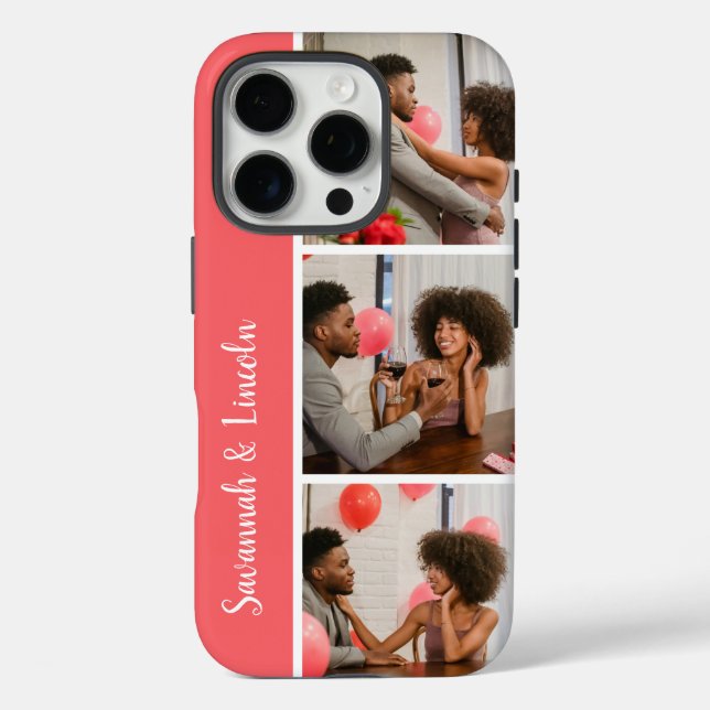 Personalised iPhone16 Pro Case-Custom Text & Photo Case-Mate iPhone Case (Back)