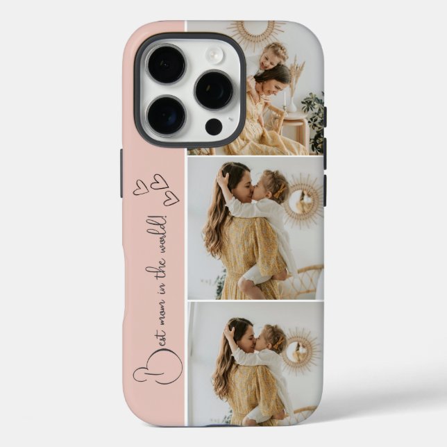 Personalised iPhone 16 Pro Case-Mother's Day Gift Case-Mate iPhone Case (Back)