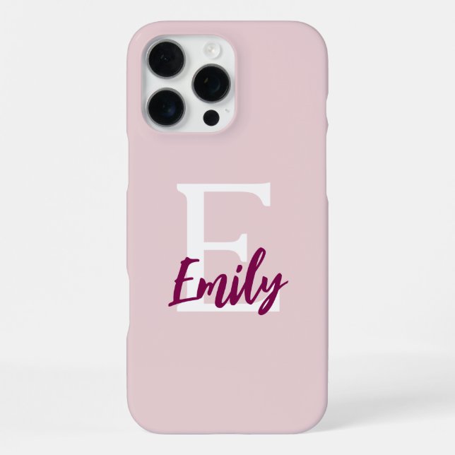 Personalised iPhone 16 Pro Max Case  (Back)