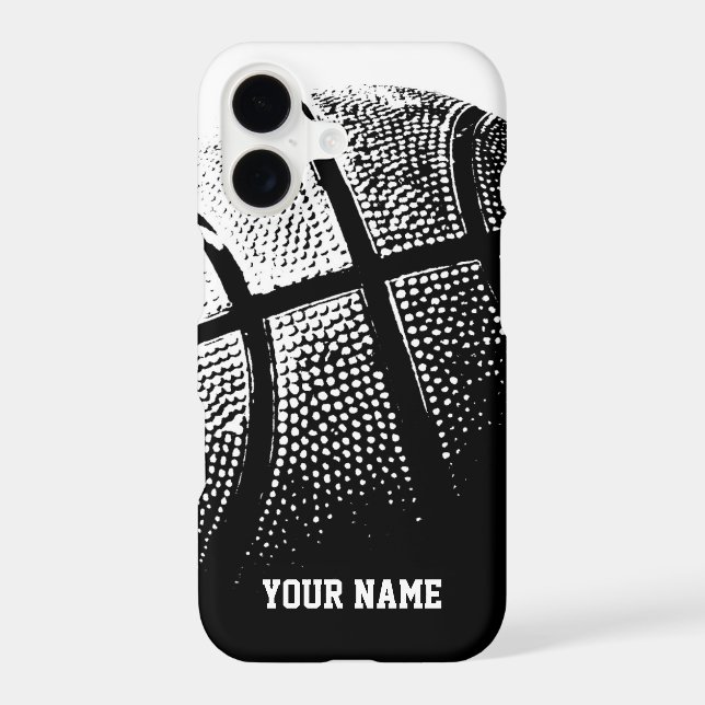 Personalised iPhone 17 case | basketball sports (Back)