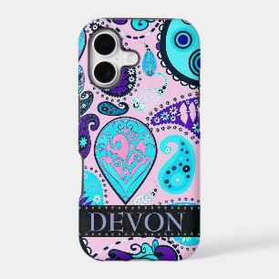 Personalised iPhone 5 Paisley Cell Phone Case