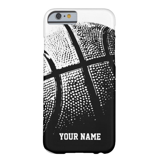 Personalised iPhone 6 case | basketball sports (Back)