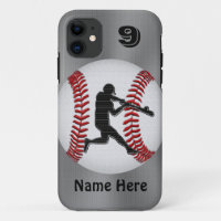 Personalised iPhone Baseball Cases NAME NUMBER