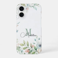 Personalised iPhone Case with Wild Small Flowers