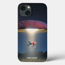 Personalised iPhone Cover Surreal Mushroom Collage