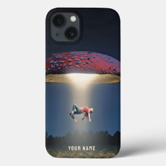 Personalised iPhone Cover Surreal Mushroom Collage