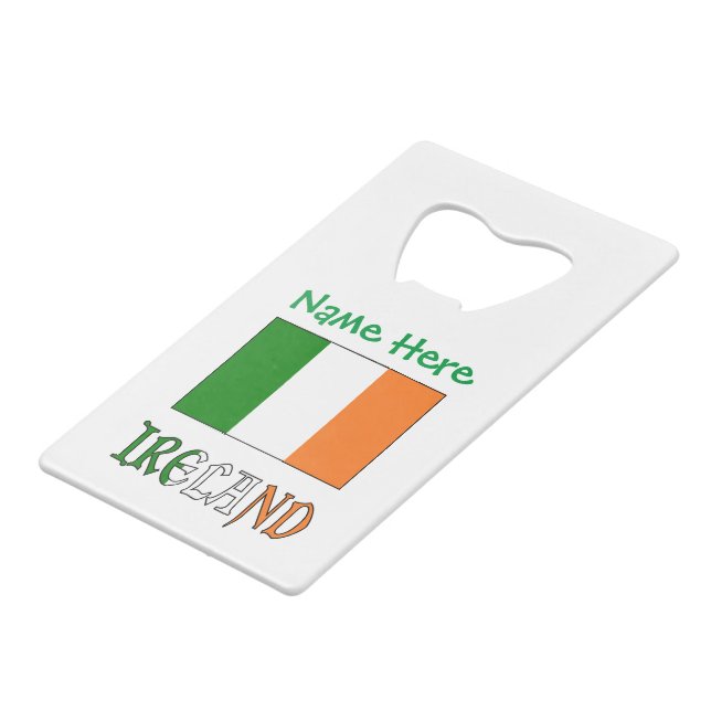 Personalised Ireland Flag Heritage (Front Angled)