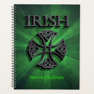 Personalised Irish Celtic Cross Planner