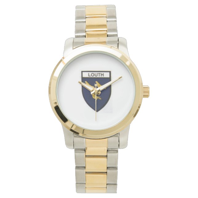 Personalised Irish County Men's Watches Co.Louth. (Front)