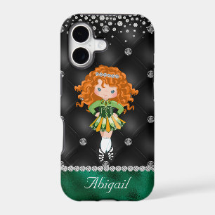 Personalised Irish Dance Redhead Girl Soft Shoe Ca